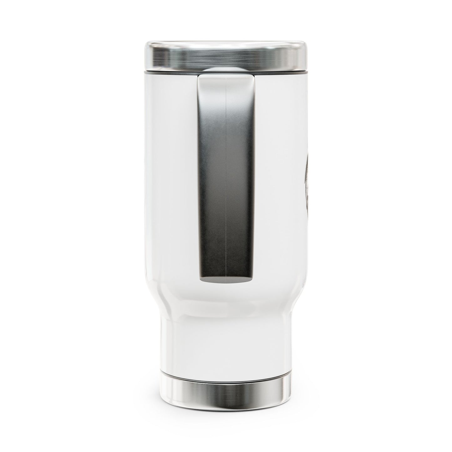 Trout Life(™) Stainless Steel Travel Mug with Handle, 14oz