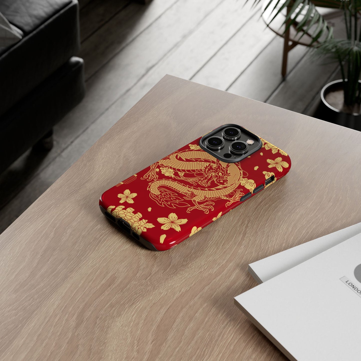 Year of the Dragon - Red and Gold Dragon - Tough Case