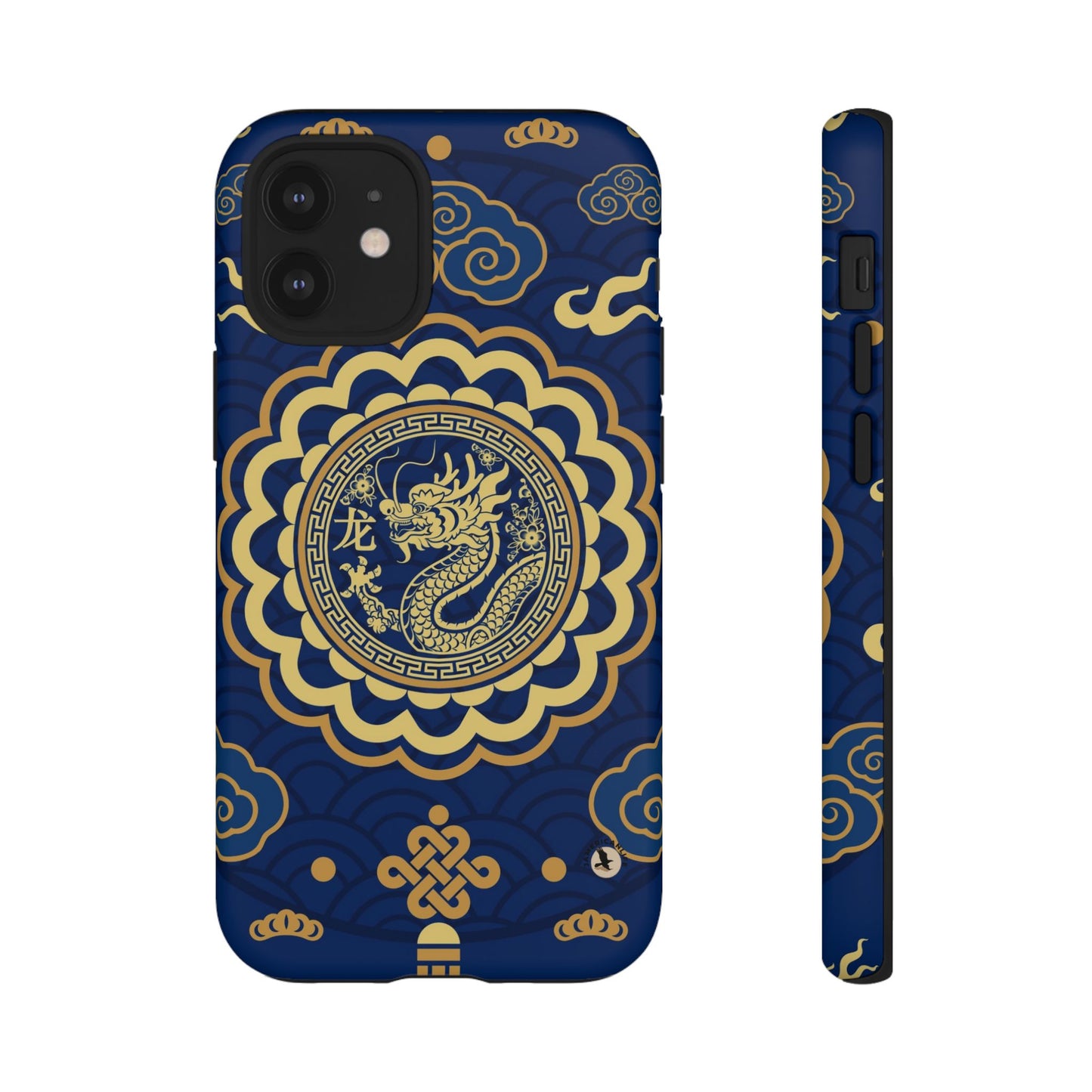 Year of the Dragon - Blue and Gold Dragon Phone Case