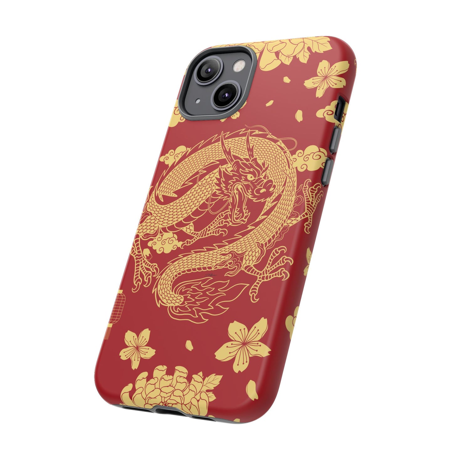 Year of the Dragon - Red and Gold Dragon - Tough Case